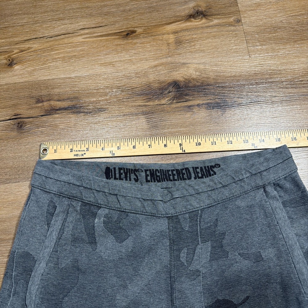 Levis Engineered Jeans Men's MEDIUM Knit Camo Joggers Stretch Gray Portugal LEJ - Picture 9 of 12